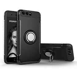 Wewoo Coque renforcée noir pour Huawei P10 Magnétique 360 Degrés Rotation Anneau Armure Housse de Protection