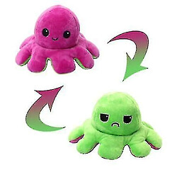 Universal Poupée de jouet en peluche de poulpe avec flip (vert)