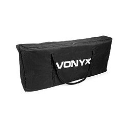 Vonyx DB4 Pro DJ Booth Système Stand DJ pliable tenture Lycra pas cher