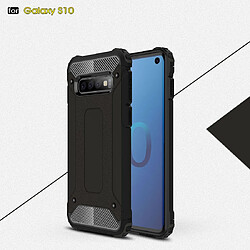 Wewoo Coque Renforcée Étui combiné TPU + PC pour Galaxy S10 Noir