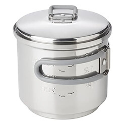 Esbit E-CS585ST 0.5L Poignées Pliables Aluminium Anodisé Pratique Multicuiseur Argent