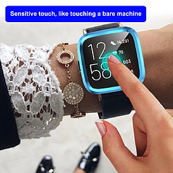 Acheter Wewoo Boîtier de montre Housse en TPU à couverture totale pour Fitbit Versa 2 bleue