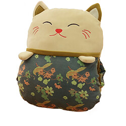 Universal (Vert) Poupée en peluche Chinois Chat Canapé Coussin Famille Salon Coussin Chaise Taille Coussin Bébé Dormir avec Jouet Peluche Oreiller | Oreiller de luxe