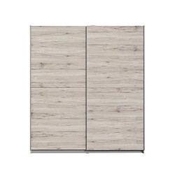 FINLANDEK Armoire de chambre ULOS style contemporain decor chene cendre clair - L 170,3 cm