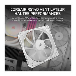 Ventilateur PWM 140mm - CORSAIR - RS140 - Blanc