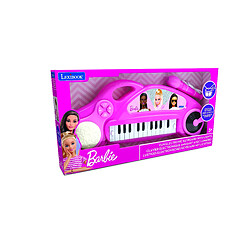 Lexibook Piano électronique pour enfants Barbie avec effets lumineux et microphone - 24 touches