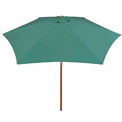 Avis Maison Chic Parasol Jardin | Parasol avec poteau en bois 270 x 270 cm Vert - GKD94367