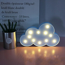 Wewoo Guirlande LED Style de commutateur Forme de nuage Nuit Lampe de chevet chaude de table pas cher