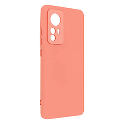 Avizar Coque pour Xiaomi 12T et 12T Pro Semi-rigide Soft-touch Fine rose