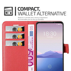 Cadorabo Coque MEIZU 16Xs Etui en Rouge pas cher