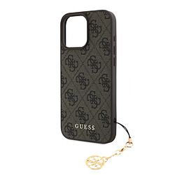 Guess Maroquinerie Guess Coque iPhone 16 Pro Max - Marron