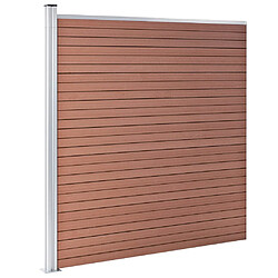 Acheter vidaXL Clôture de jardin WPC 1045x186 cm Marron