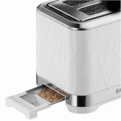 Avis Russell Hobbs 28090-56 Toaster Grille-Pain Structure, Liftn Look, Fentes XL, Cuisson Ajustable, Rechauffe Viennoiseries - Blanc