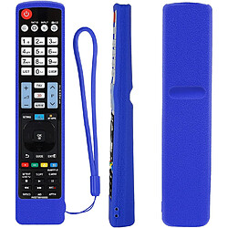 SANAG Housse Coque En Silicone Pour Lg Tv Telecommande, Agf76692608 Akb73615303 Akb73756567, Antiderapage, Antisismique, Lavable, Etui De Protection Pour Lg Telecommande(Bleu)