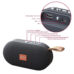 Universal Radio FM récepteur extérieur portable sans fil Bluetooth Soundbar Soundbar Sound Box Bar Subwoofer Mini Module | Haut-parleurs portables (Noir)