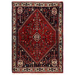 Vidal Tapis de laine 149x108 rouge Afshar