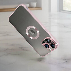 Avis Avizar Coque iPhone 13 Pro Souple Caméra Couvert Transparent Contour Rose Gold Chromé