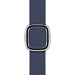 Apple Bracelet Boucle moderne Bleu Cuir 38/40 mm - Small - MJ5A2ZM/A