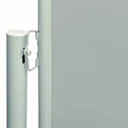 Avis Maison Chic Auvent latéral rétractable de balcon | Store extérieur | Auvent solaire de patio 117x600 cm Gris -GKD66612