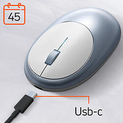 Acheter Souris Bluetooth Design Ergonomique Rechargeable USB-C M1 Satechi Bleu