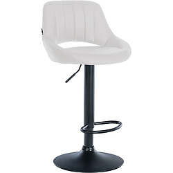 Non Tabouret de bar Milet simili cuir noir