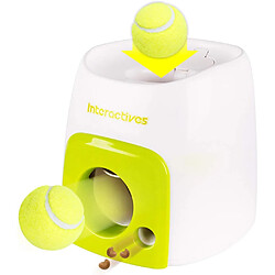 Jouet interactif pour chien avec balle de tennis et distributeur de friandises Jouet interactif pour chien avec balle de tennis et distributeur de friandises Jouet interactif pour chien avec balle de tennis et distributeur de friandises Jouet interactif p