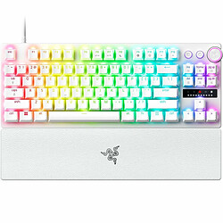 Clavier Razer Huntsman V3 Pro Blanc Espagnol Qwerty