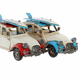 Figurine Décorative DKD Home Decor Métal Voiture (2 pcs) (27 x 11 x 13 cm)