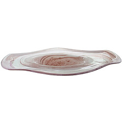 Centre de Table Alexandra House Living Rose Verre 36 x 36 x 8 cm