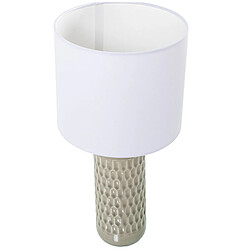 Avis Lampe de bureau Alexandra House Living Beige Multicouleur Céramique 40 W 25 x 42 x 25 cm