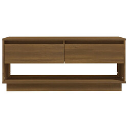 Acheter vidaXL Meuble TV Chêne marron 102x41x44 cm Bois d'ingénierie