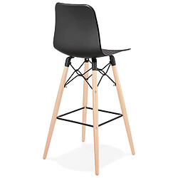 Acheter Alterego Tabouret de bar design 'MOZAIK' noir style scandinave