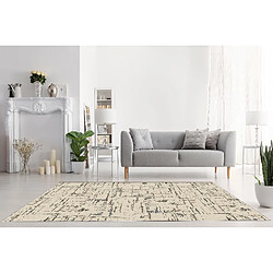 HOMEMANIA Tapis Imprimé Empty 2 - Résumé - Décoration de Maison - antidérapants - Pour Salon, séjour, chambre à coucher - Multicolore en Polyester, Coton, 60 x 100 cm