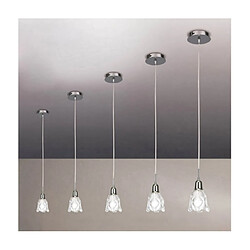 Luminaire Center Suspension Amel Chrome poli