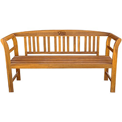 Avis Maison Chic Banc de jardin | Banquette de jardin | Chaise Relax avec coussin 157 cm Bois d'acacia massif -MN15979