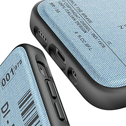 Acheter Diesel Coque pour iPhone 12 et 12 Pro Anti-chutes Dénim Imprimé Code-barres Bleu