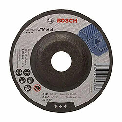 Bosch 2608603181 Meule à ébarber pour métal coudés, Noir, 115 x 6 mm