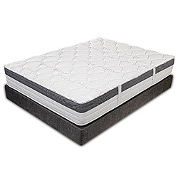 LUXURY LITERIE Matelas 160x200 cm, GoldVisco, 26cm, mousse mémoire de forme, indépendance du couchage, ergonomique, haute adaptabilité, face été/hiver