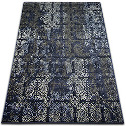 RUGSX Tapis DROP JASMINE 453 Bleu foncé 133x190 cm