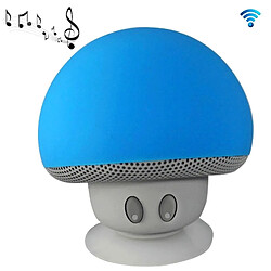 Wewoo Enceinte Bluetooth d'intérieur bleu Haut-parleur en forme de champignon, avec support d'aspiration