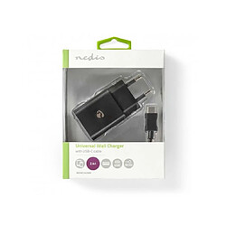 Avis NEDIS Chargeur secteur WCHAC242ABK Chargeur noire mural USB-C