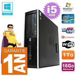 PC HP Compaq 8100 SFF i5-650 RAM 16Go Disque 1To Graveur DVD Wifi W7 - Occasion