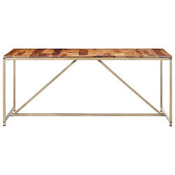 Maison Chic Table de salle à manger,Table à dîner 180x90x76 cm Bois solide -GKD54687