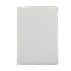 Wewoo Housse Étui blanc pour Samsung Galaxy Tab A 9.7 / P550 Litchi Texture 360 degrés de rotation en cuir de protection avec support