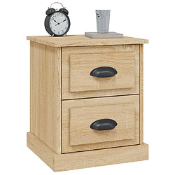 Acheter Maison Chic Table de chevet,Table de Nuit,Meuble de Rangement chêne sonoma 39x39x47,5 cm bois d'ingénierie