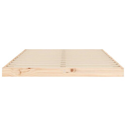 Acheter vidaXL Cadre de lit sans matelas 120x190 cm bois de pin massif