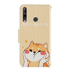 Etui en PU impression de motif magnétique avec sangle animal de dessin animé pour votre Huawei P40 lite E/Y7p