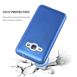 Cadorabo Coque Samsung Galaxy J1 2016 Etui en Bleu pas cher