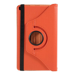 Etui en PU litchi orange pour votre Samsung Galaxy Tab A 8.0 (2019) SM-T295