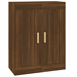 vidaXL Armoire murale chêne marron 69,5x32,5x90 cm bois ingénierie